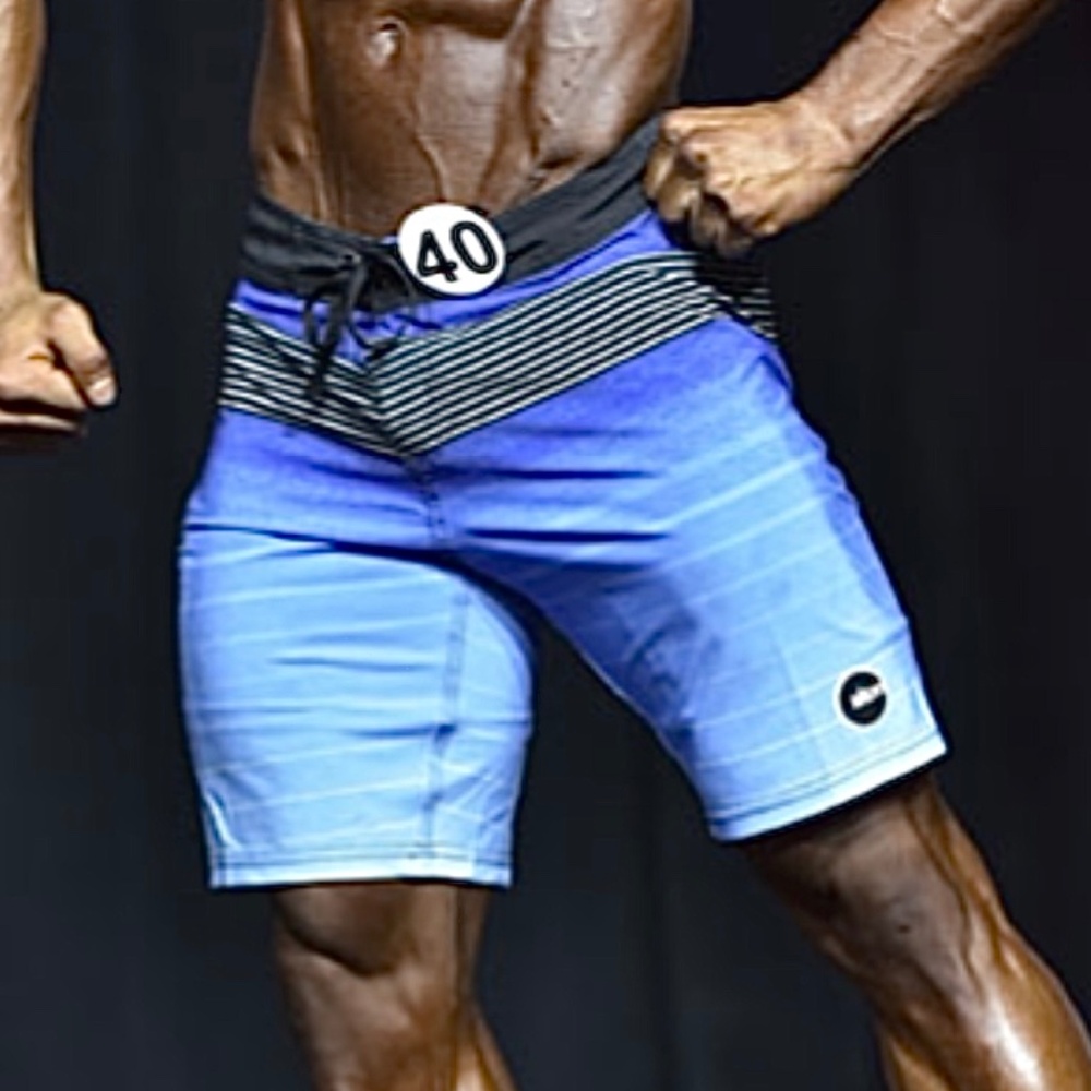 ISO blue board shorts